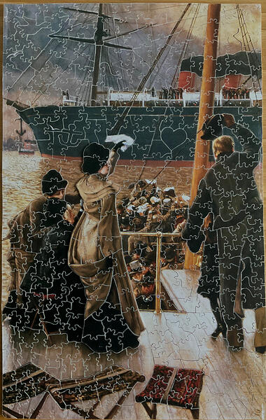 Goodbye on the Mersey by Tissot 3D-enhanced