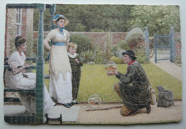 The other jigsaw in the box, The Goldfish Seller.