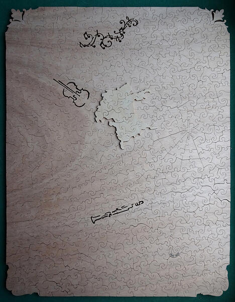 Rear 571pc Fairy Dancing on a Spider's Web