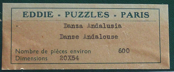 Danza Andalusia (Label)