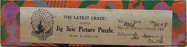 The Morning Canter (Label).JPG