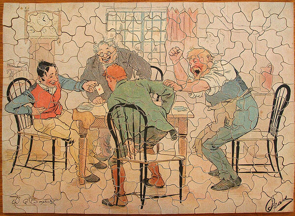 H Thornton A Quiet Game of Nap (Spoofed! By Jove!) WG Baxter Pears