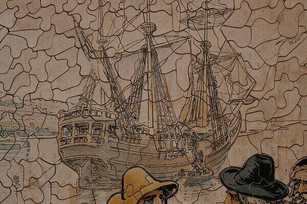 Landing of Pilgrim Fathers (detail 4).JPG