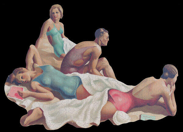 Untitled-Sunbathers on the Beach-Black Background.JPG