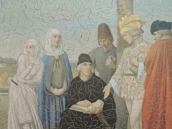 Reading Wycliffe's Bible (Detail 1).JPG