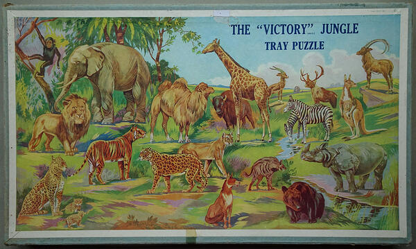 Victory T7 Children's Play Tray Jungle 15.5x9in GR
