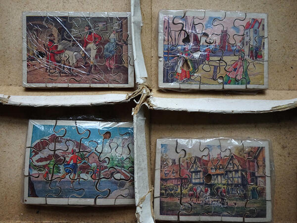 Second Set of Jigsaws, The Victory Jigsaw Game Set for 4