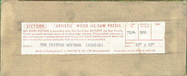 The Picture Writers (Label).JPG