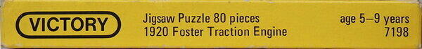 1920 Foster Traction Engine (Label).JPG