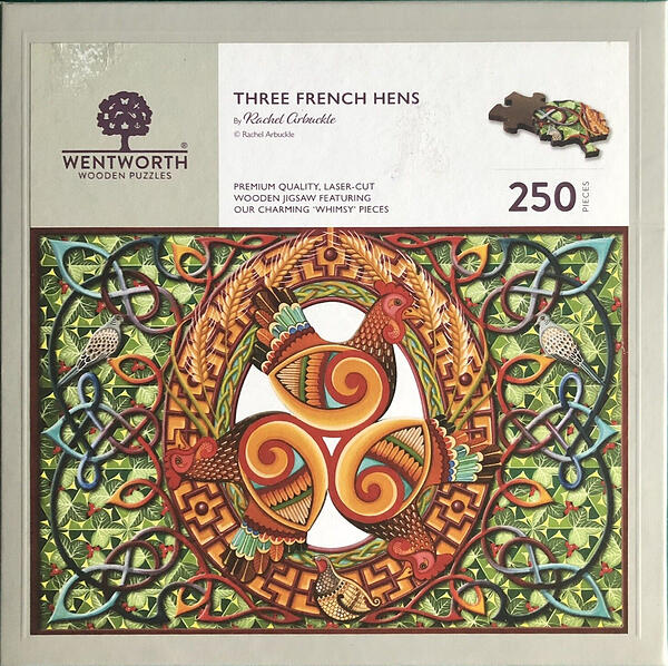 Grey Box 250pc Three French Hens