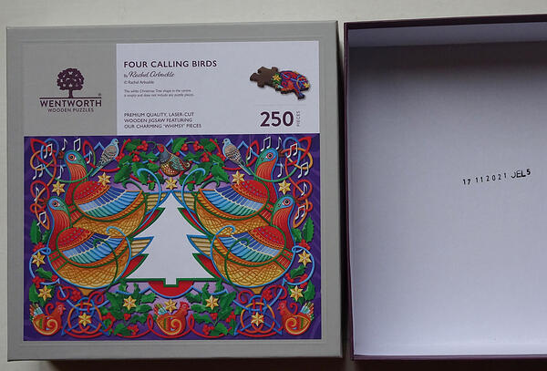 Grey Box, 250pc Four Calling Birds