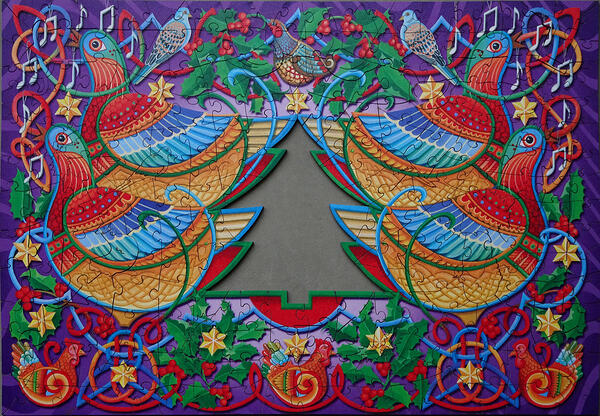 250pc Four Calling Birds, Rachel Arbuckle