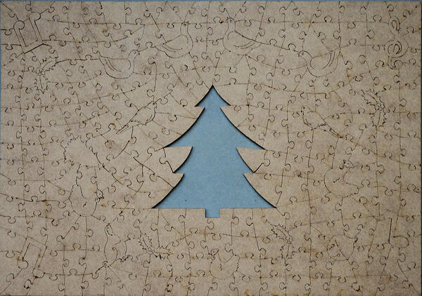 Rear, 250pc Four Calling Birds