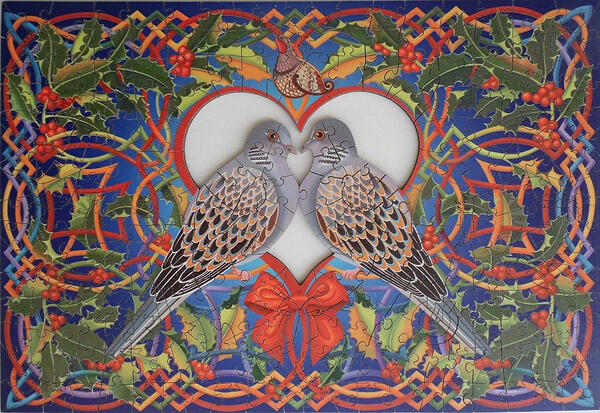 250pc Two Turtle Doves, Rachel Arbuckle