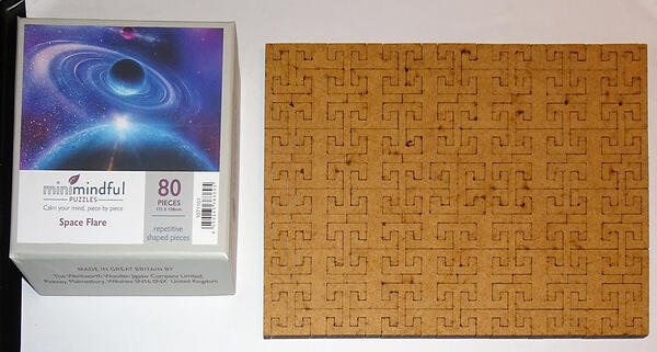 Rear Minimindful 80pc Space Flare, Tessellation