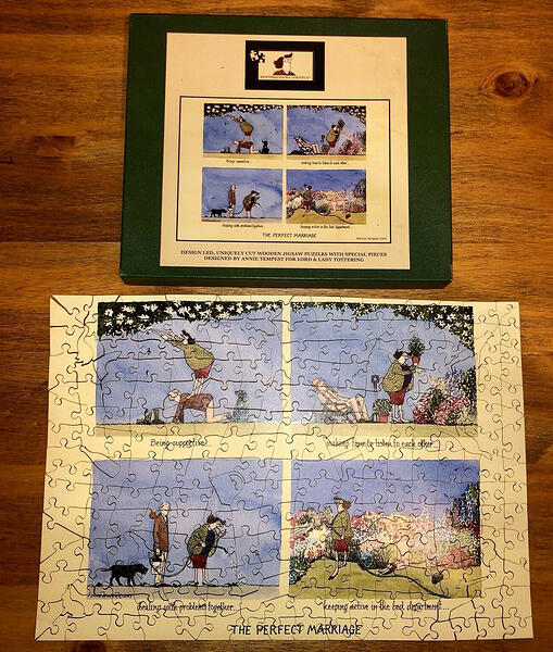250pc Tottering By Gently, The Perfect Marriage.