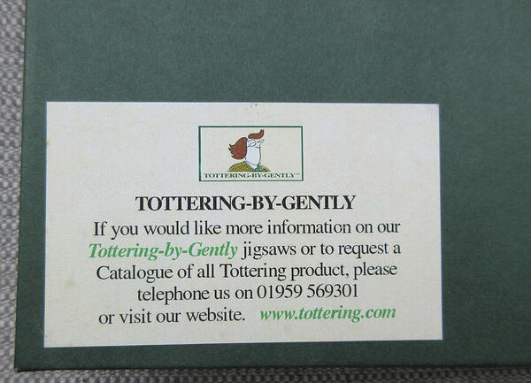 Label Tottering By Gently, 250pc The Guest From Hell