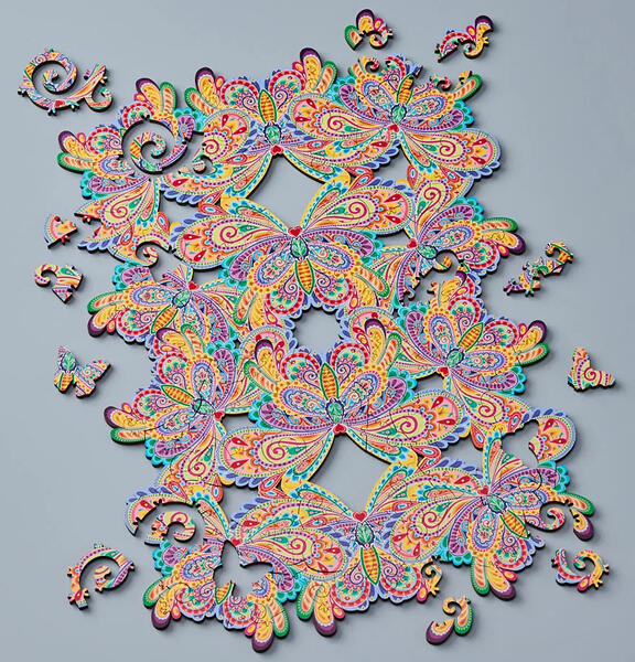 250pc Butterfly Botanica by Hello Angel