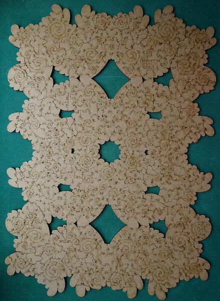 Rear 450pc Butterfly Botanica by Hello Angel