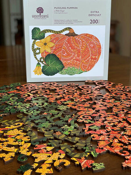 Autumn23 200pc Puzzling Pumpkin