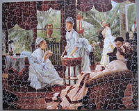 455pc jigsaw by Rob Garner, In the Conservatory by Tissot