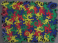 Small Four Colour Map Puzzle