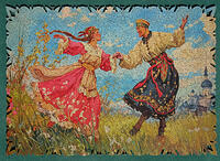 Dance of the Golden Fields, 550pc 2-Sided Butterfly Cut