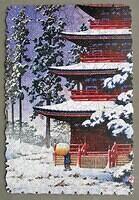 Saisho Temple at Hirosaki, 2-sided Snowflake Cut