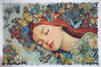 Sleeping Beauty, Acrylic 550pc Butterfly Cut