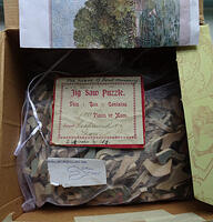 Jiga Geoff R WG Evans Picture Puzzle 500pc Richmond on Thames Arthur Gordon 2repl 24pt5x15pt5in DSC03431
