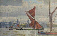 Greenwich Hospital and Sea-Going Barges