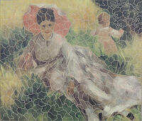 Lady with Parasol-Renoir