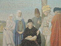 Reading Wycliffe's Bible (Detail 1).JPG