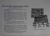 Victory Catalogue Page Undated Possibly 1966-7 Road Vehicle