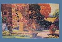Design No. 164 (Formal Garden Scene)