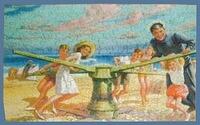 Design No. 177 (Family on Beach with Capstan)