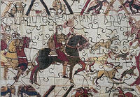 Wentworth 75pc Bayeux Tapestry Harold Hunting 9