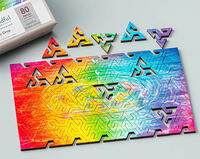 Wentworth Minimindful Range 80pc Water Drop Triangular Maze Cut Colour Gradient DY 80pc -lifestyle