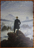 Gallery 528pc Extra Difficult, The Wanderer Above The Sea of Fog by Caspar David Friedrich
