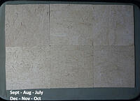 Rear Calendar Series July - December